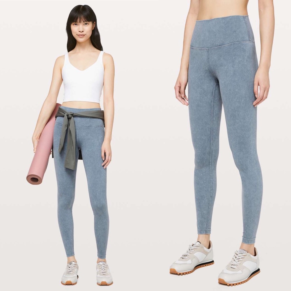 Lululemon Wunder Under High Rise Tight Snow Wash